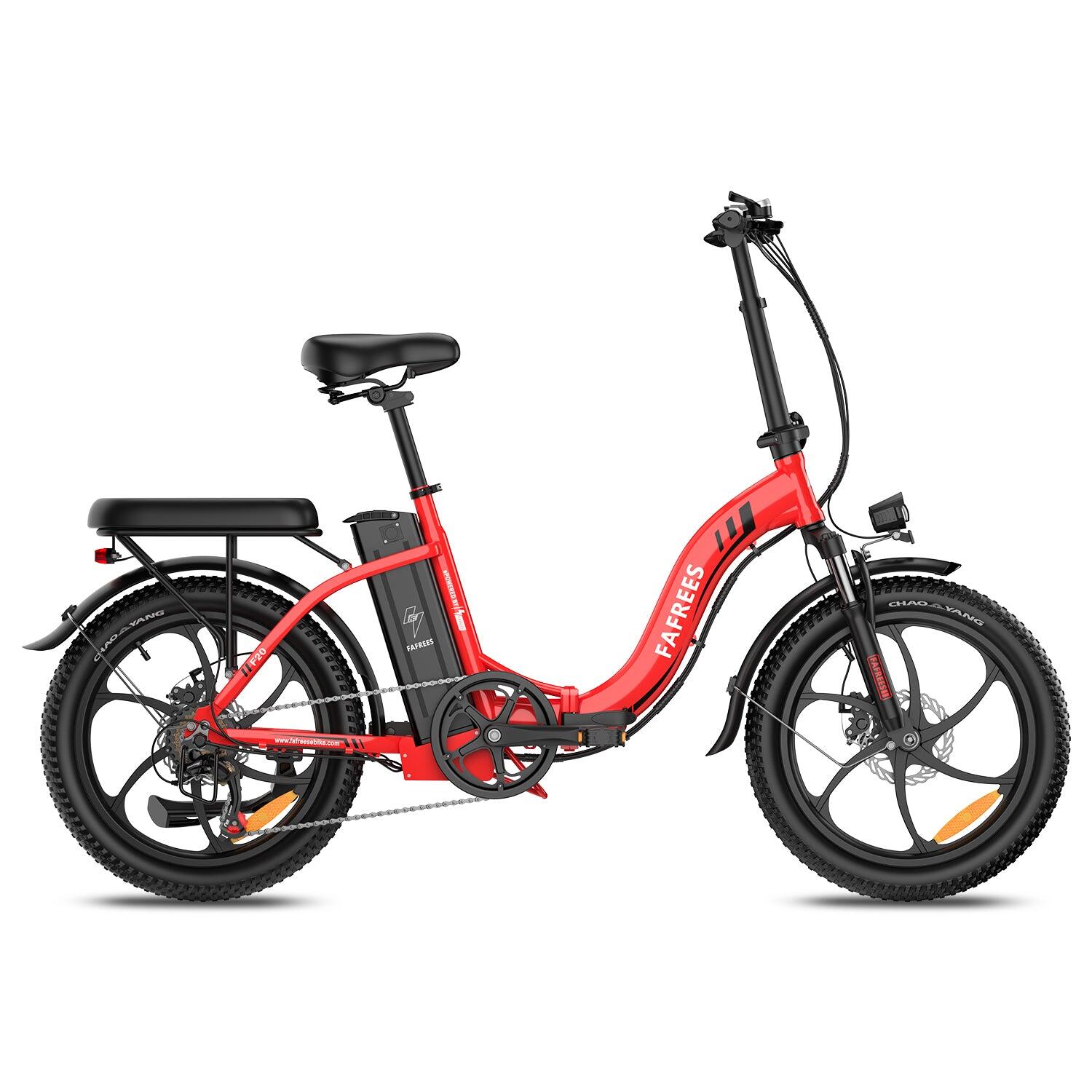 FAFREES F20 E-bike 250W 36V18Ah 20" Rood 2/5