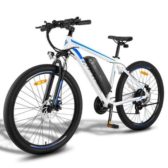 Bicicletta Elettrica FAFREES F28 MT 250W 36V15Ah 275" Bianco-Blu