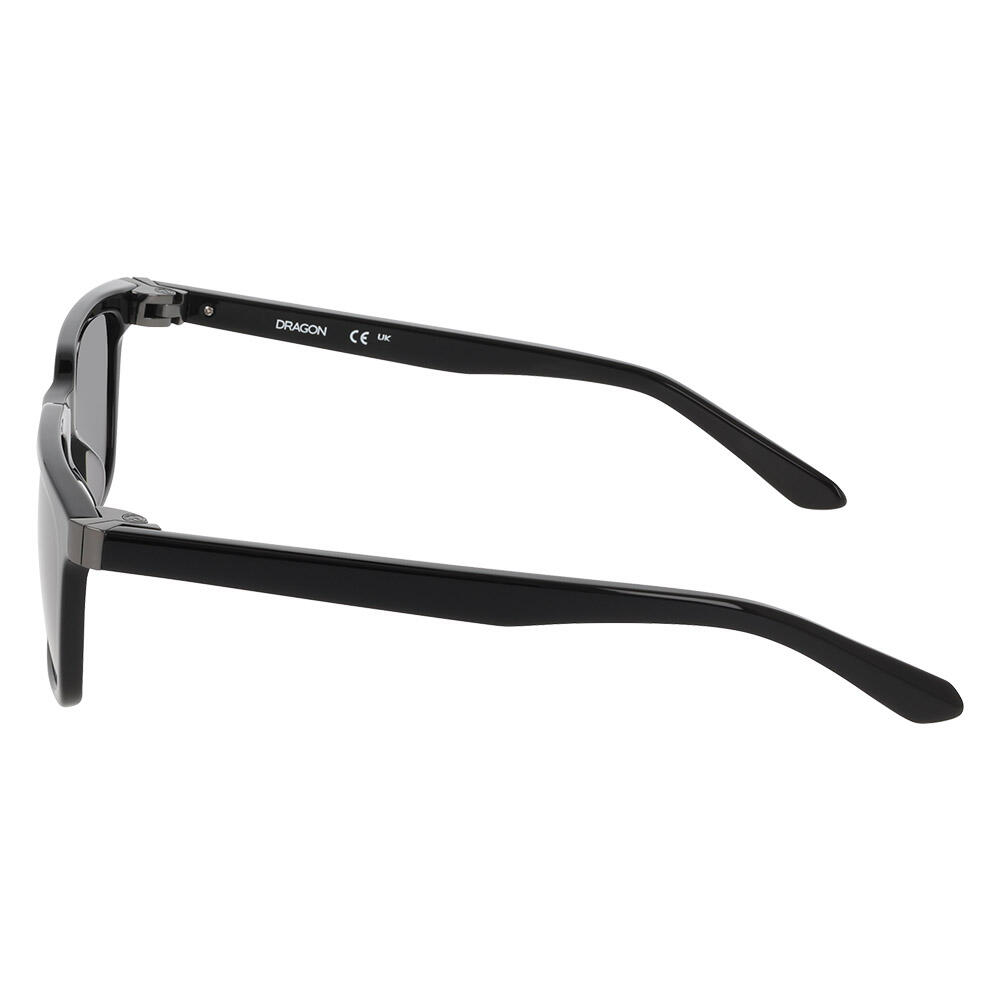 BRAXTON Lunettes de soleil unisexes - Black/Lumalens Smoke 3/4