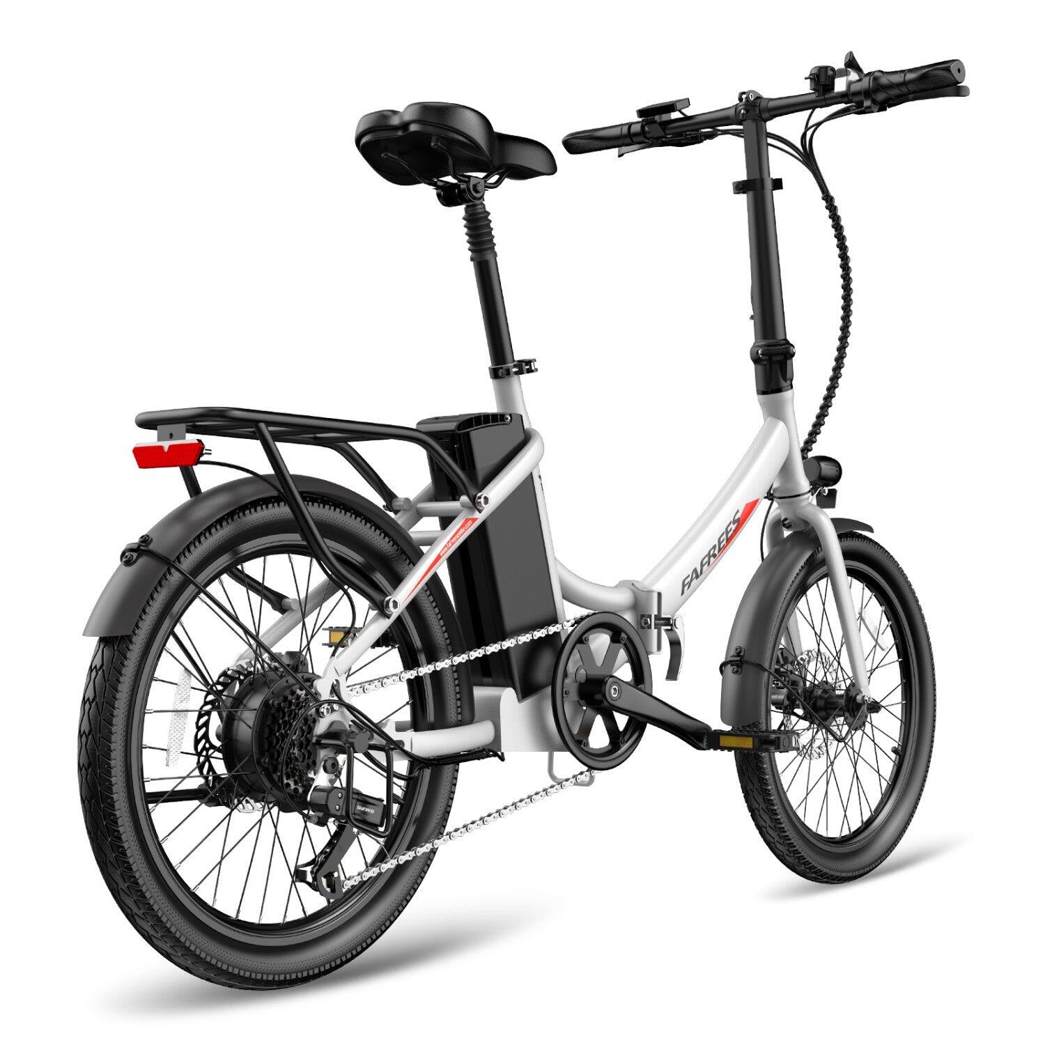 Bicicleta Elétrica FAFREES F20 LIGHT 250W 36V20Ah 20" Branco 5/5