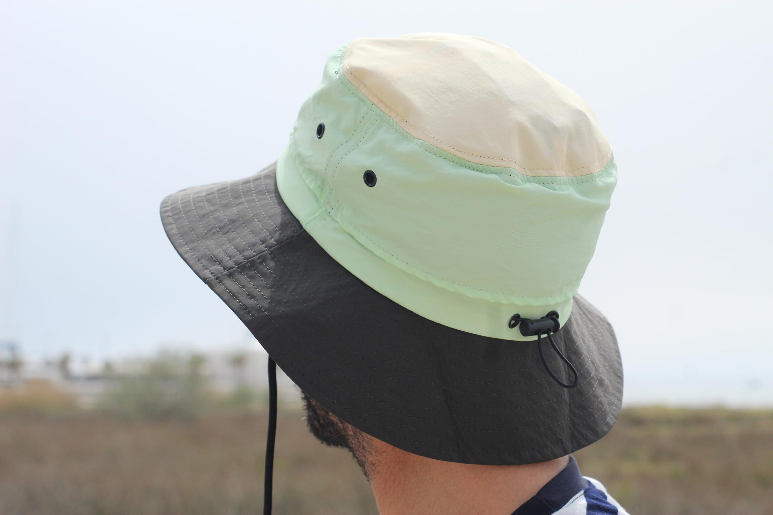 Waterdichte trekkinghoed – ademend – één maat – opvouwbaar (Mint) 3/4