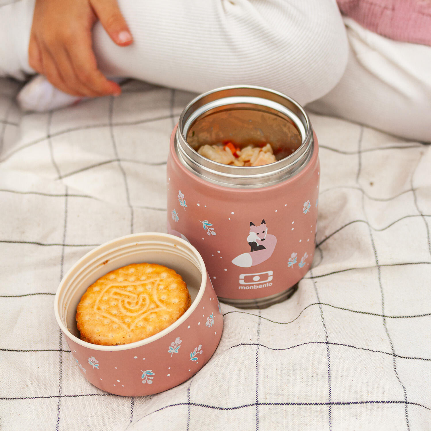 Boite repas isotherme 2 compartiments 500ml|Enfants|Ecole, pique-nique|Handy 5/6