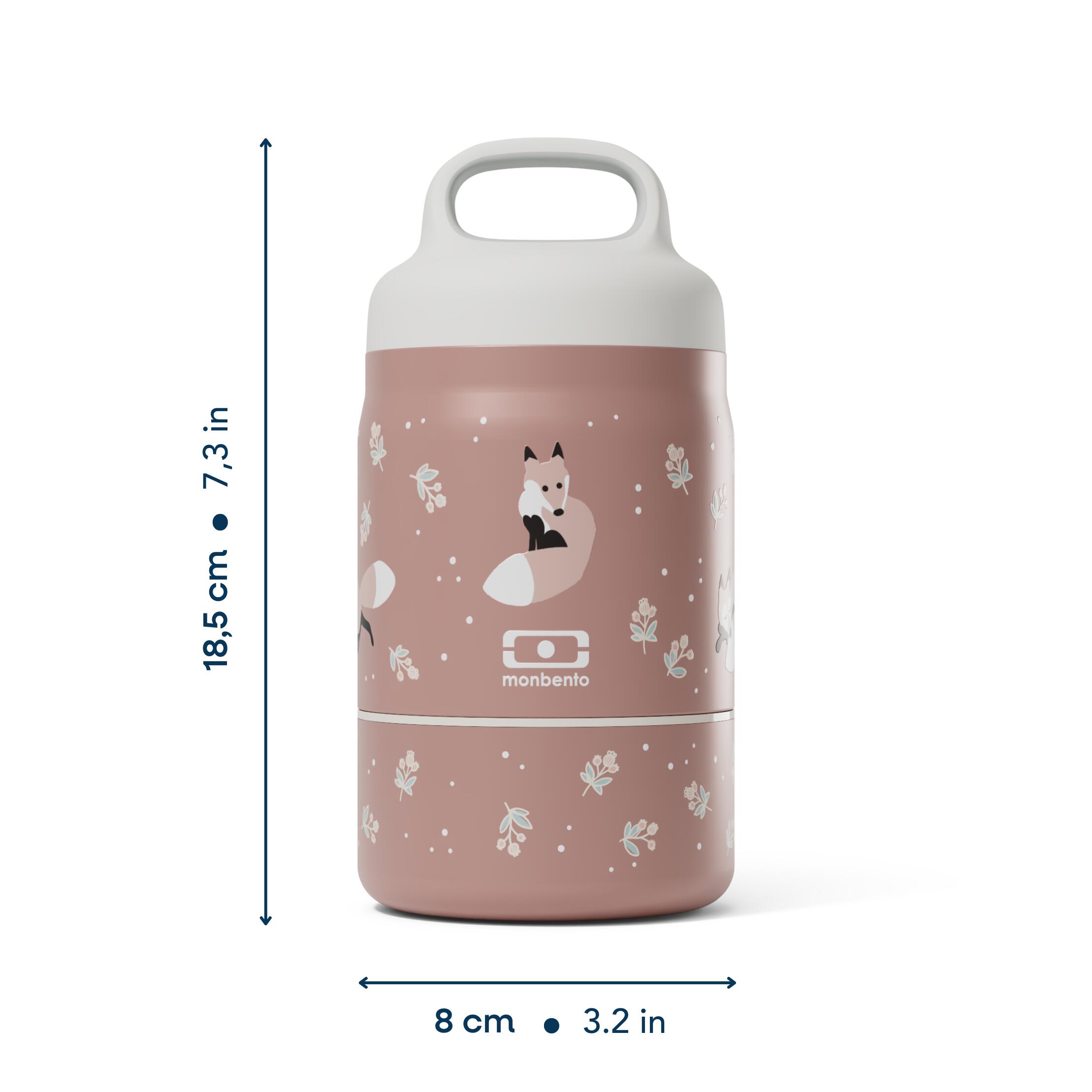 Boite repas isotherme 2 compartiments 500ml|Enfants|Ecole, pique-nique|Handy 4/6