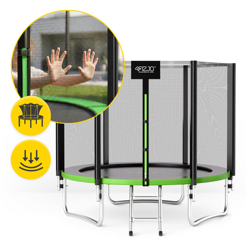 Trambulină de exterior pentru copii 4FIZJO CLASSIC 252 cm 8FT