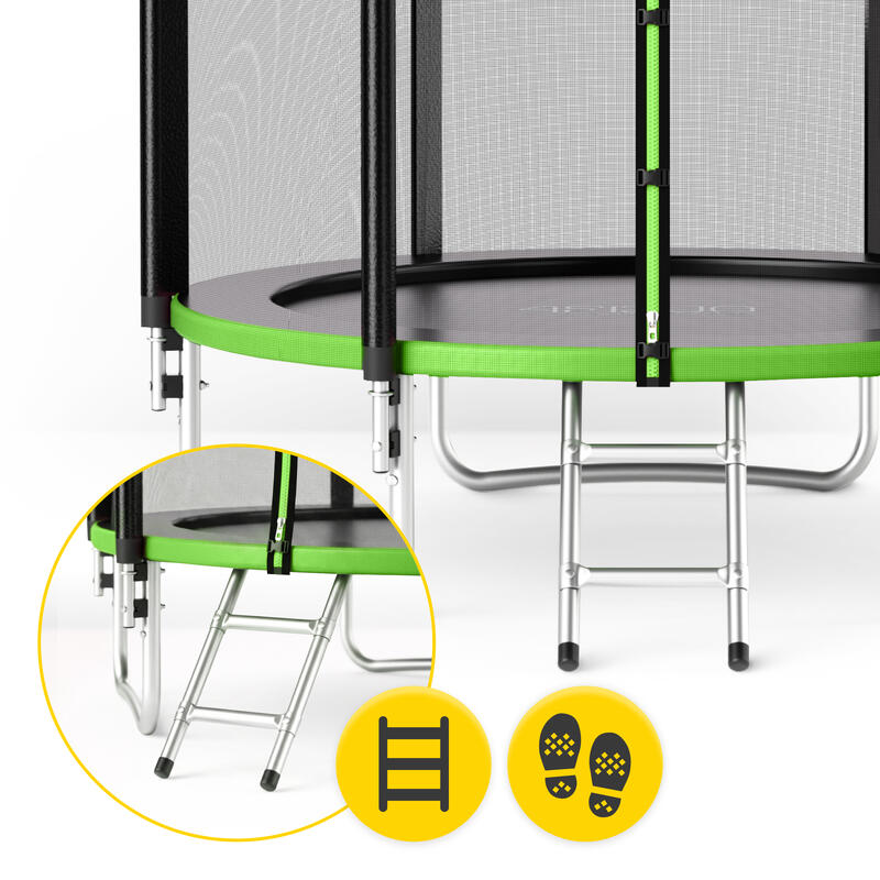 Trambulină de exterior pentru copii 4FIZJO CLASSIC 252 cm 8FT