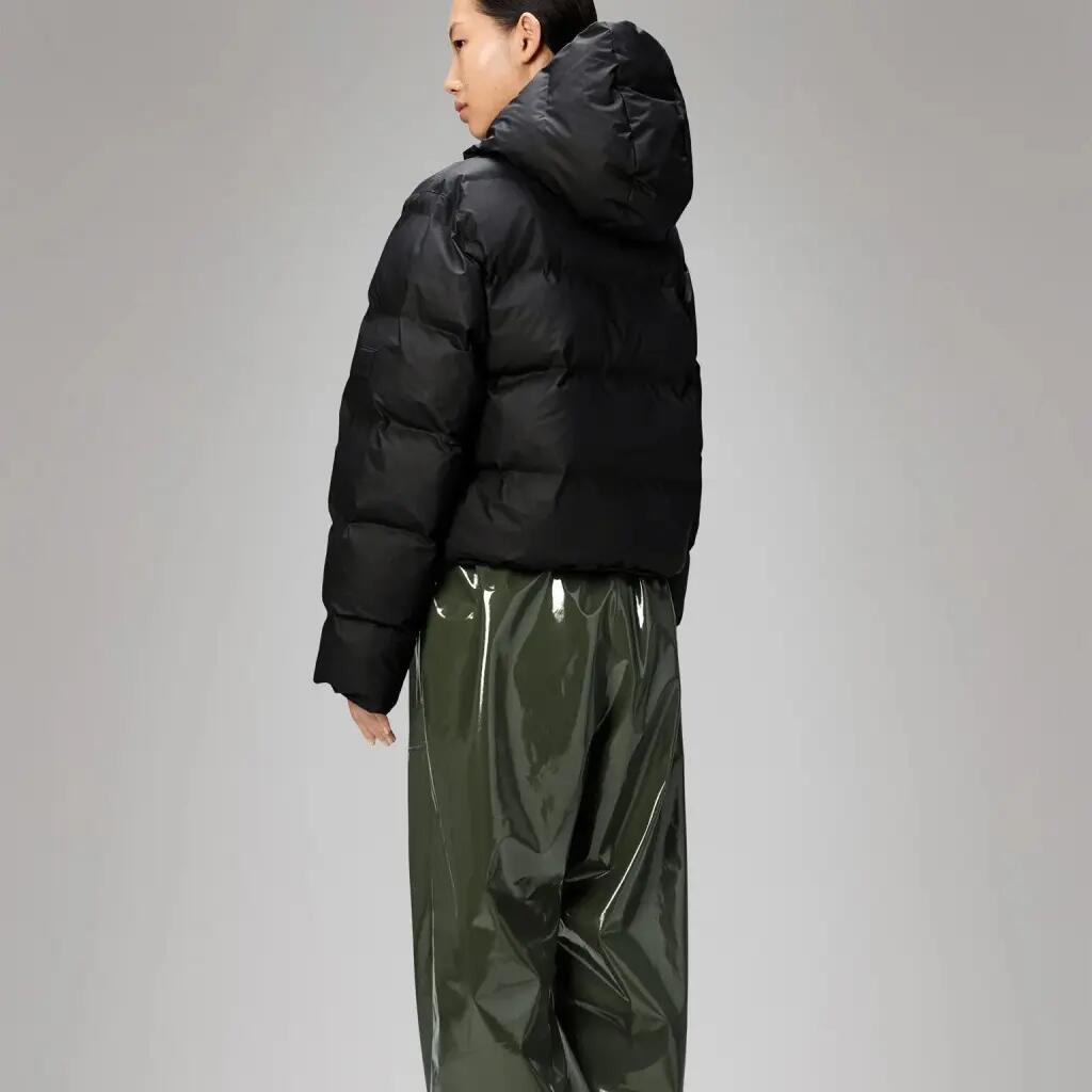 Kurtka RAINS ALTA SHORT PUFFER JACKET W3T Czarny 3/5