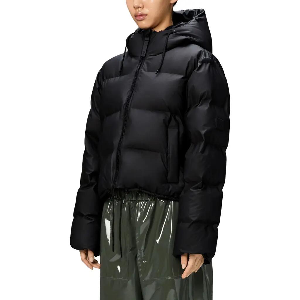 Kurtka RAINS ALTA SHORT PUFFER JACKET W3T Czarny 1/5