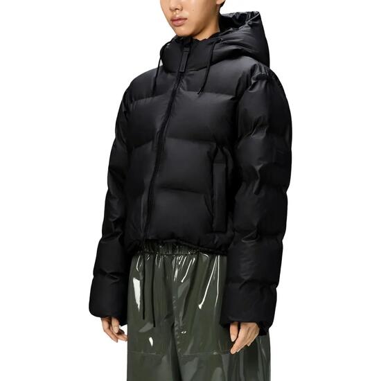 Kurtka RAINS ALTA SHORT PUFFER JACKET W3T Czarny