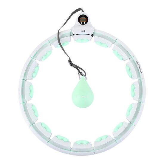 Hula hop regulowane HMS HHW06 z wypustkami i obciążnikiem + licznik