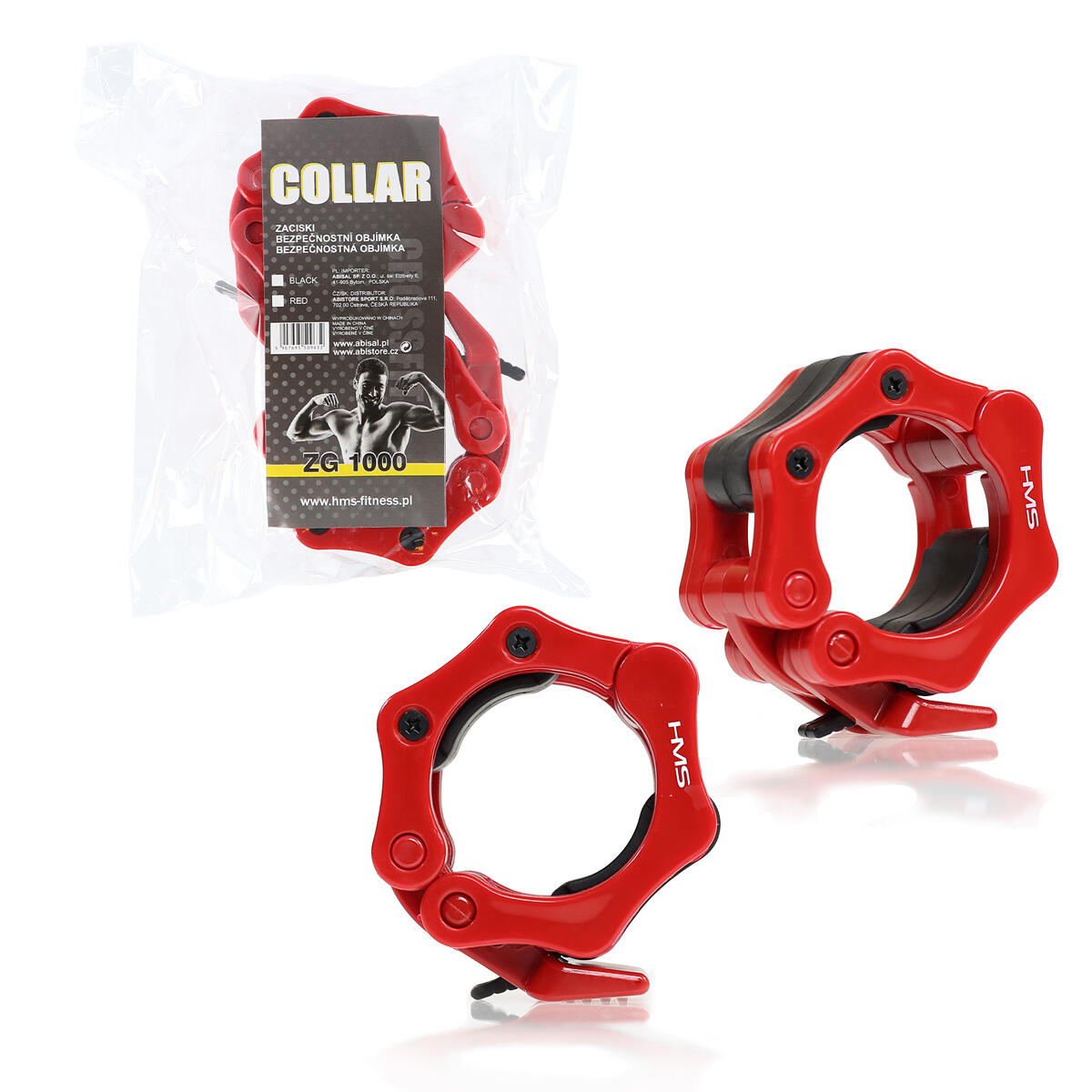 Colliers de serrage olympiques 50 mm HMS ZG1000R – lot de 2 2/5