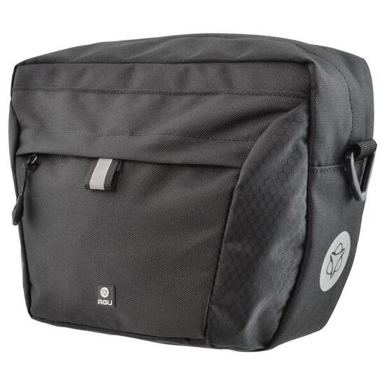 Lenkertasche Performance KLICKfix wasserabweisend mit 3M-Reflektoren schwarz