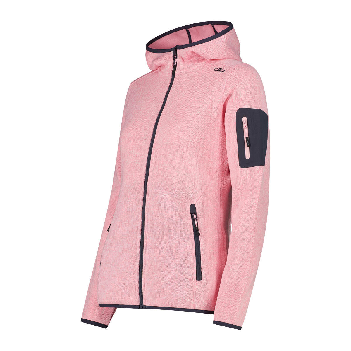 CMP Damen Jacke Knitted Melange Hoody 3H19826 3/5
