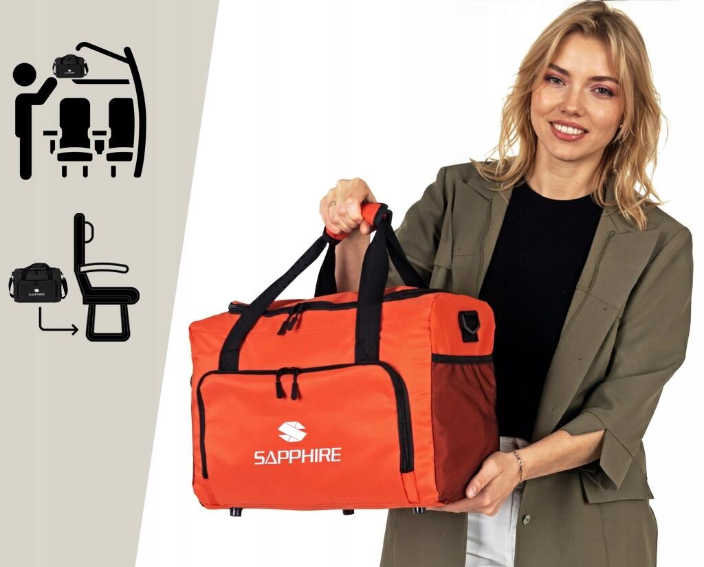 Torba sportowa podróżna turystyczna z paskiem Sapphire ST-170 24l 40x30x20cm 2/7