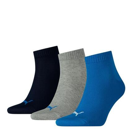 Quarter Socken 3 Paar weich komfortabel Herren Damen Unisex - Soft Cotton