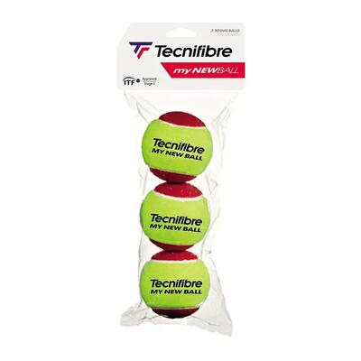Set di 3 palline da tennis per bambini Tecnifibre My new ball
