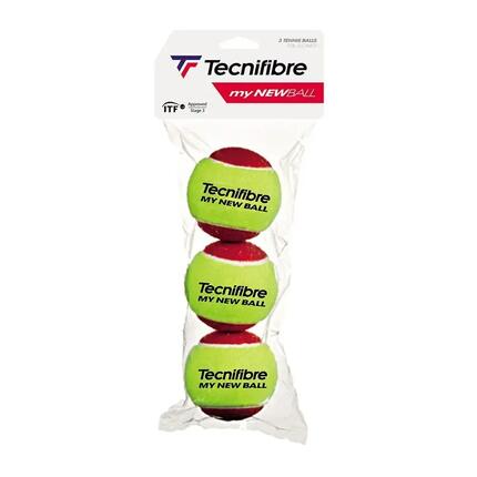 Lot de 3 balles de tennis enfant Tecnifibre My new ball