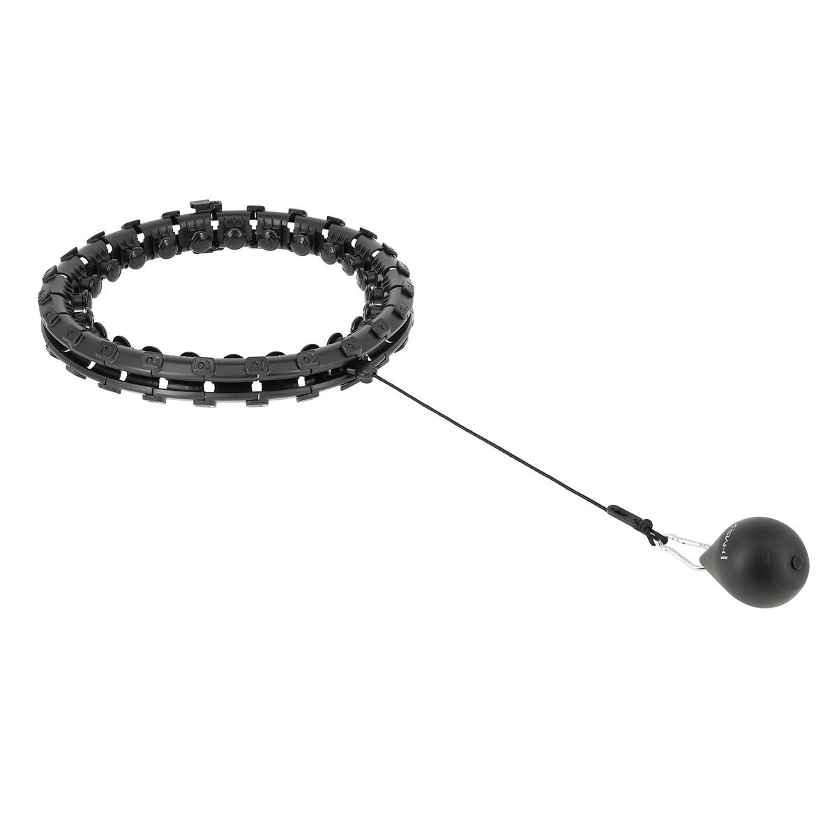 Hula hoop fitness réglable avec balle gravitationnelle HMS  HHW01 2/7