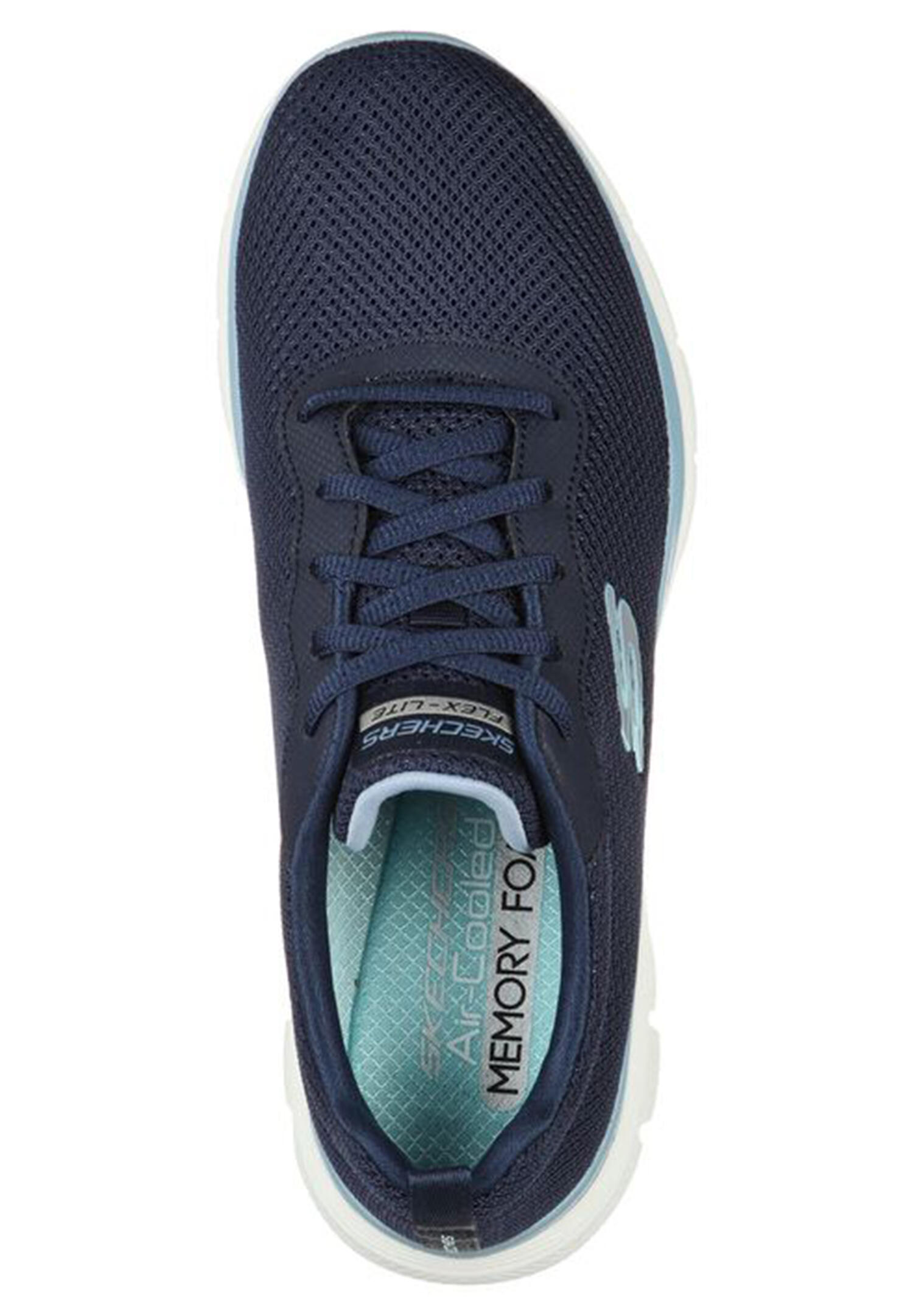 Skechers Damen FLEX APPEAL 4.0 Brilliant View Sneaker Turnschuhe 149303 blau 3/7