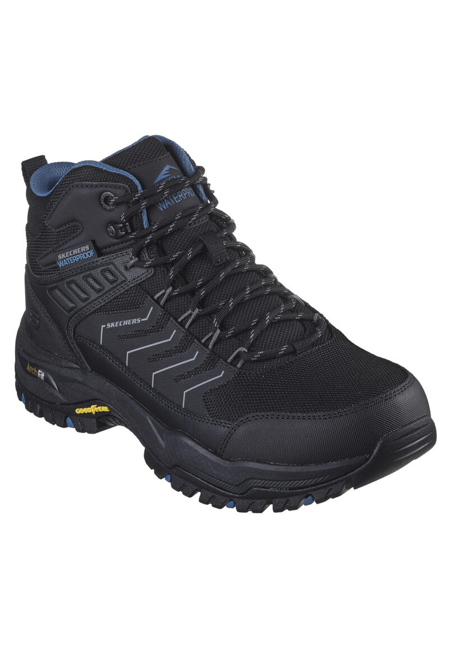 Ghete barbati Skechers Trekkings Arch Fit Dawson Raveno, Negru