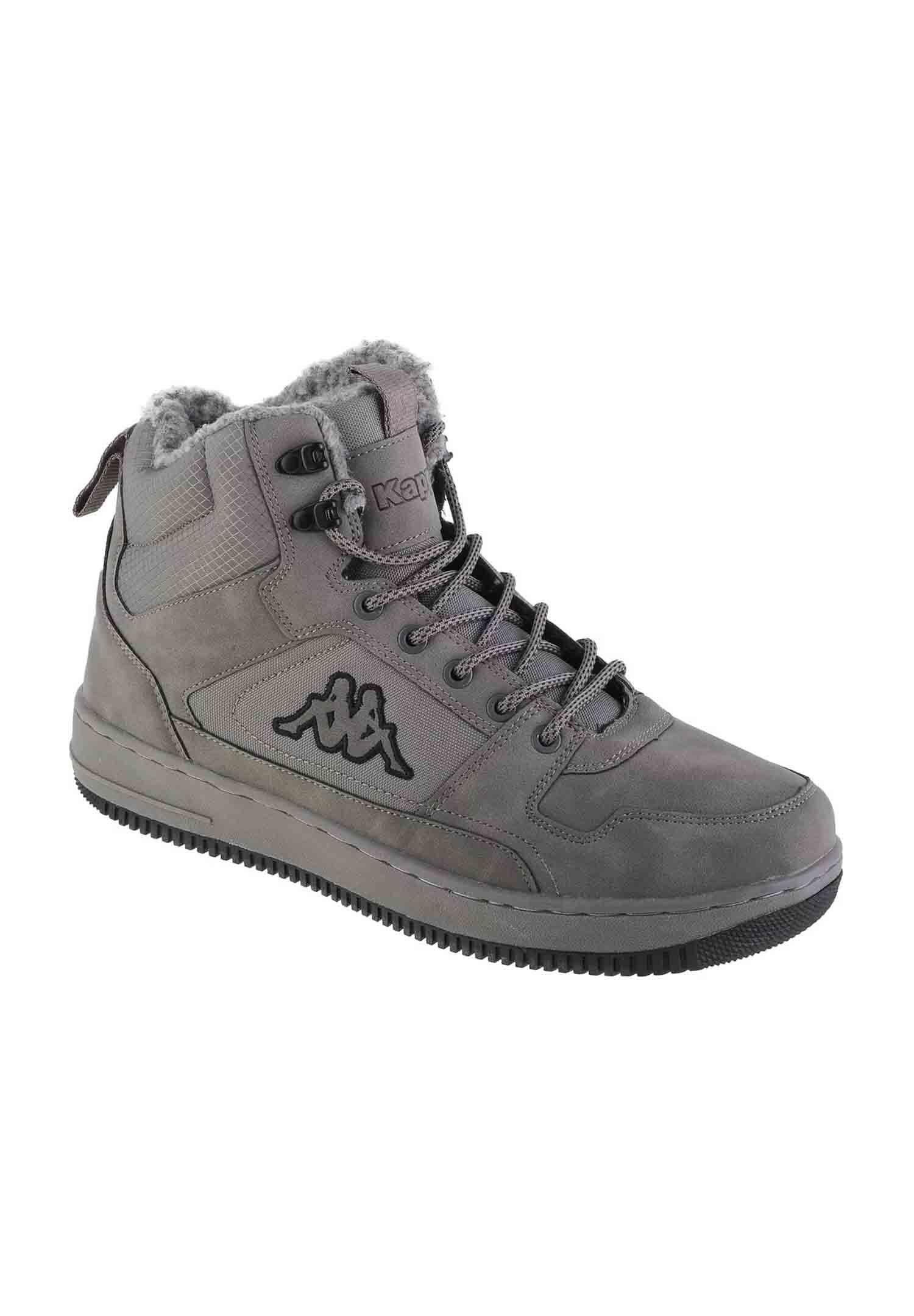 Kappa Herren Sneaker Schuhe High Top gefüttert Stylecode 243046 1616 grey