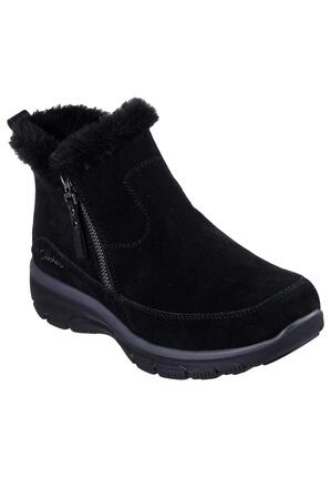 Bottes Skechers Easy Going - Cool Zip, Noir, Femmes