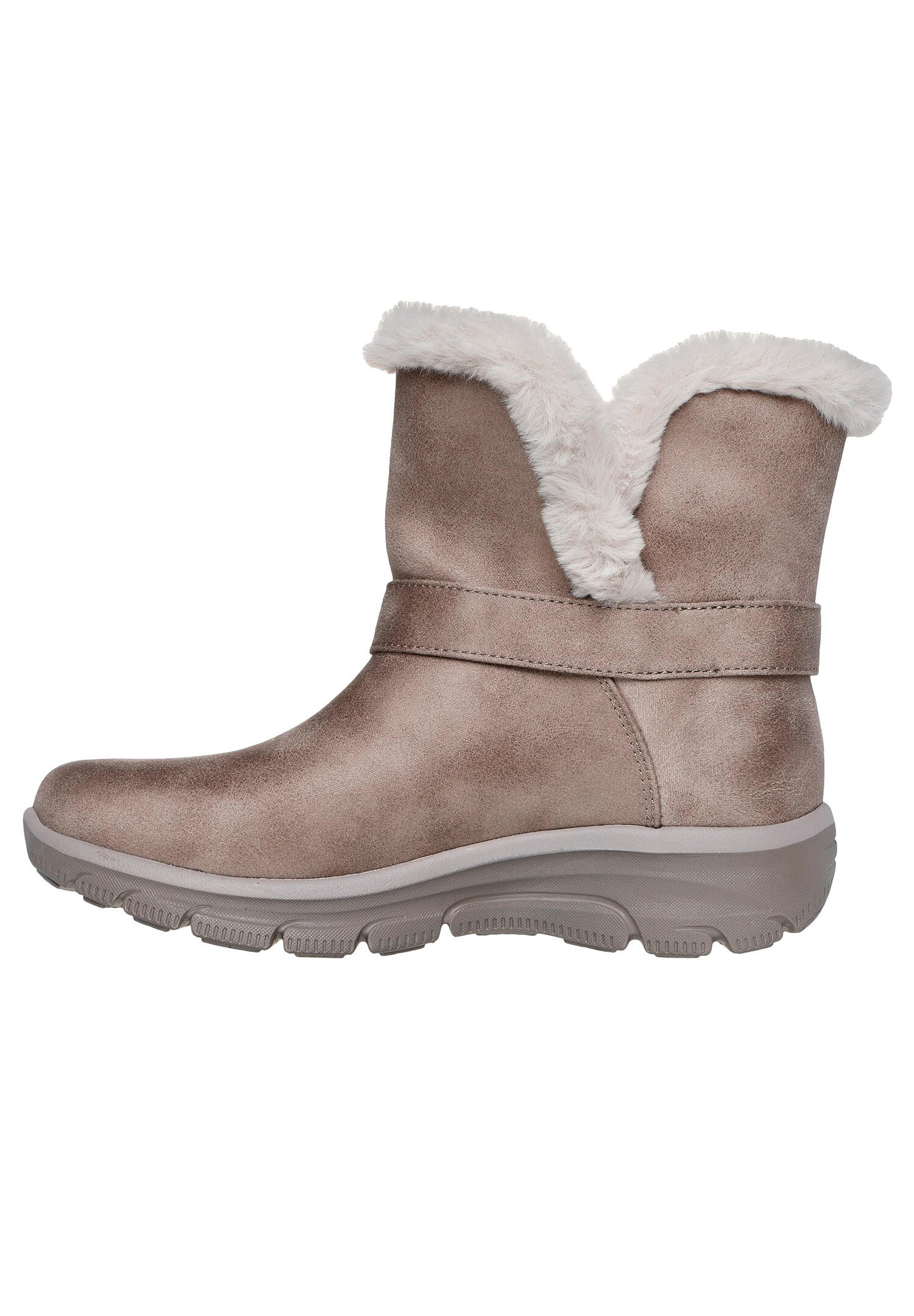Botas Planas Mujer Skechers Slip-ins Relaxed Fit Marrón 2/4