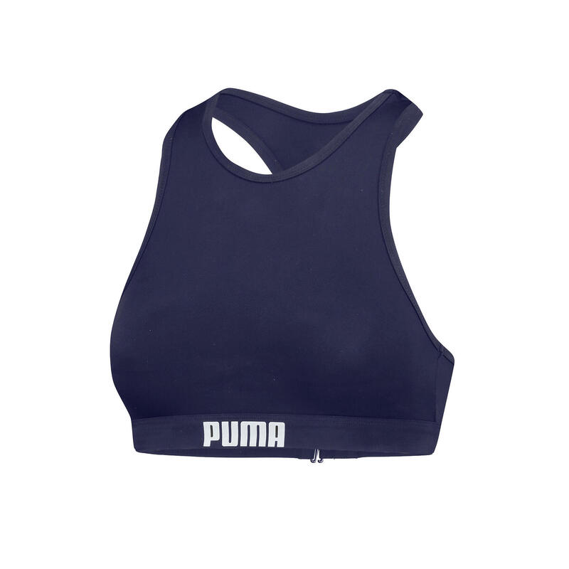 Bustiera femei Puma Swim Women Racerback Swim Top 1p, Albastru