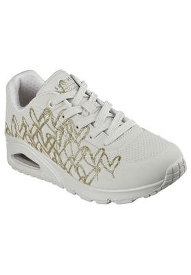 Damestrainers skechers jgoldcrown uno-golden heart