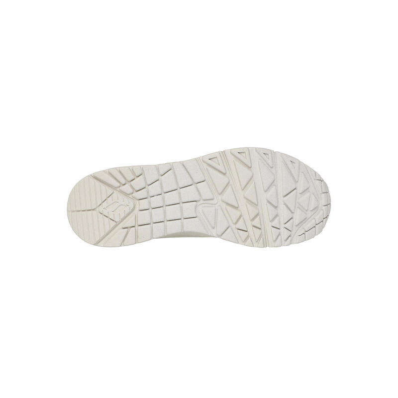 Pantofi Sport Skechers Model Uno - Golden Heart Culoare Alb