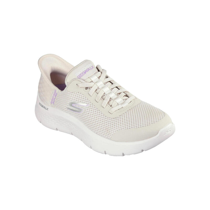 Pantofi Sport Skechers Model Go Walk Flex Grand Entry Culoare Bej