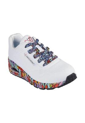 Chaussures femme skechers 177918 blanc blanc skechers