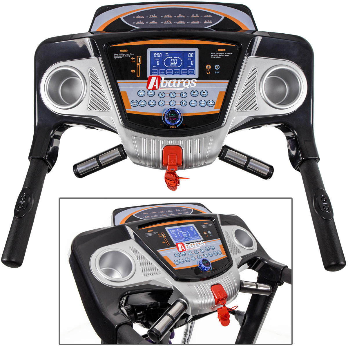 Bieżnia treningowa elektryczna AbarQs BZ-45.5.M.E 3/7
