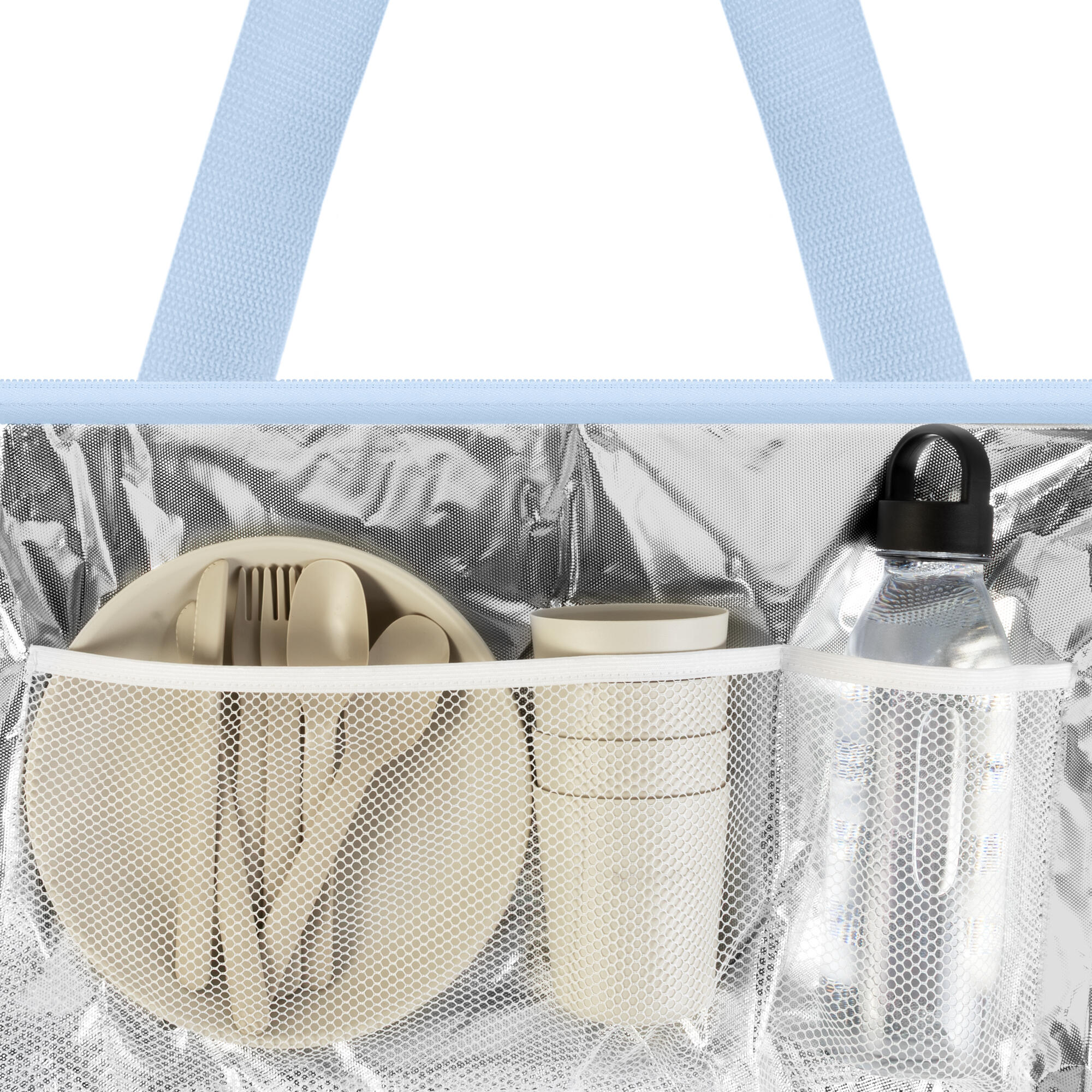 Sac isotherme de plage 28 L avec imprimé orange 5/7