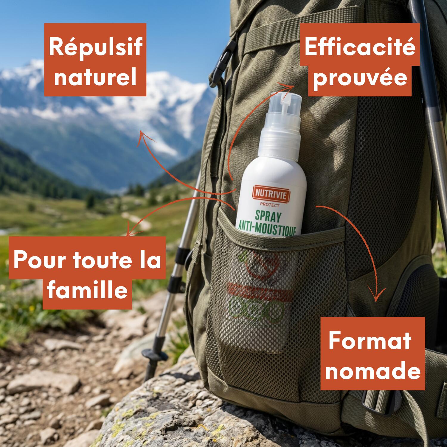 Spray Anti-Moustique Naturel - Pour toute la famille 2/5