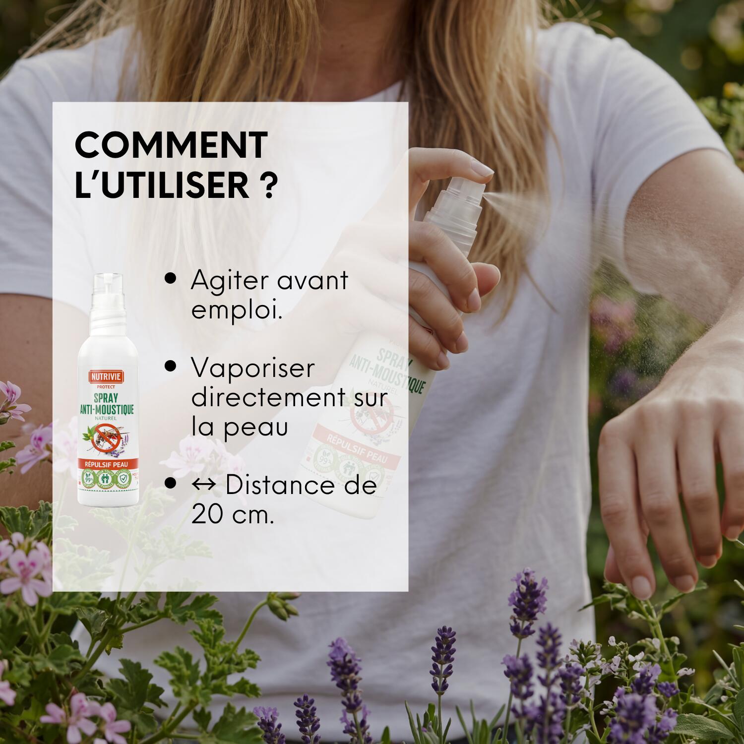 Spray Anti-Moustique Naturel - Pour toute la famille 4/5