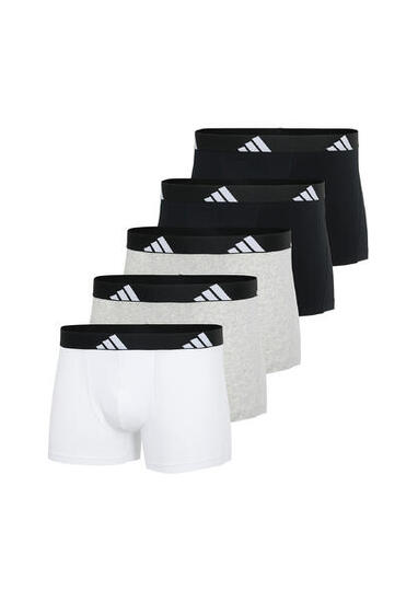 Adidas Basic Boxer Trunk Men Herren Unterhose Shorts Unterwäsche 5er Pack