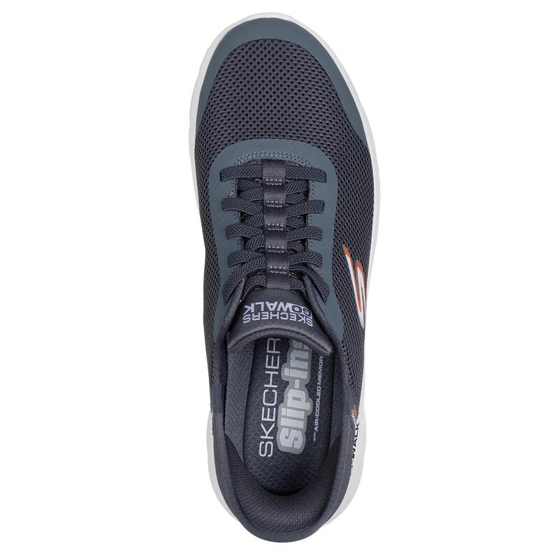 Pantofi Sport Skechers Model Slip Ins: Go Walk Culoare Gri