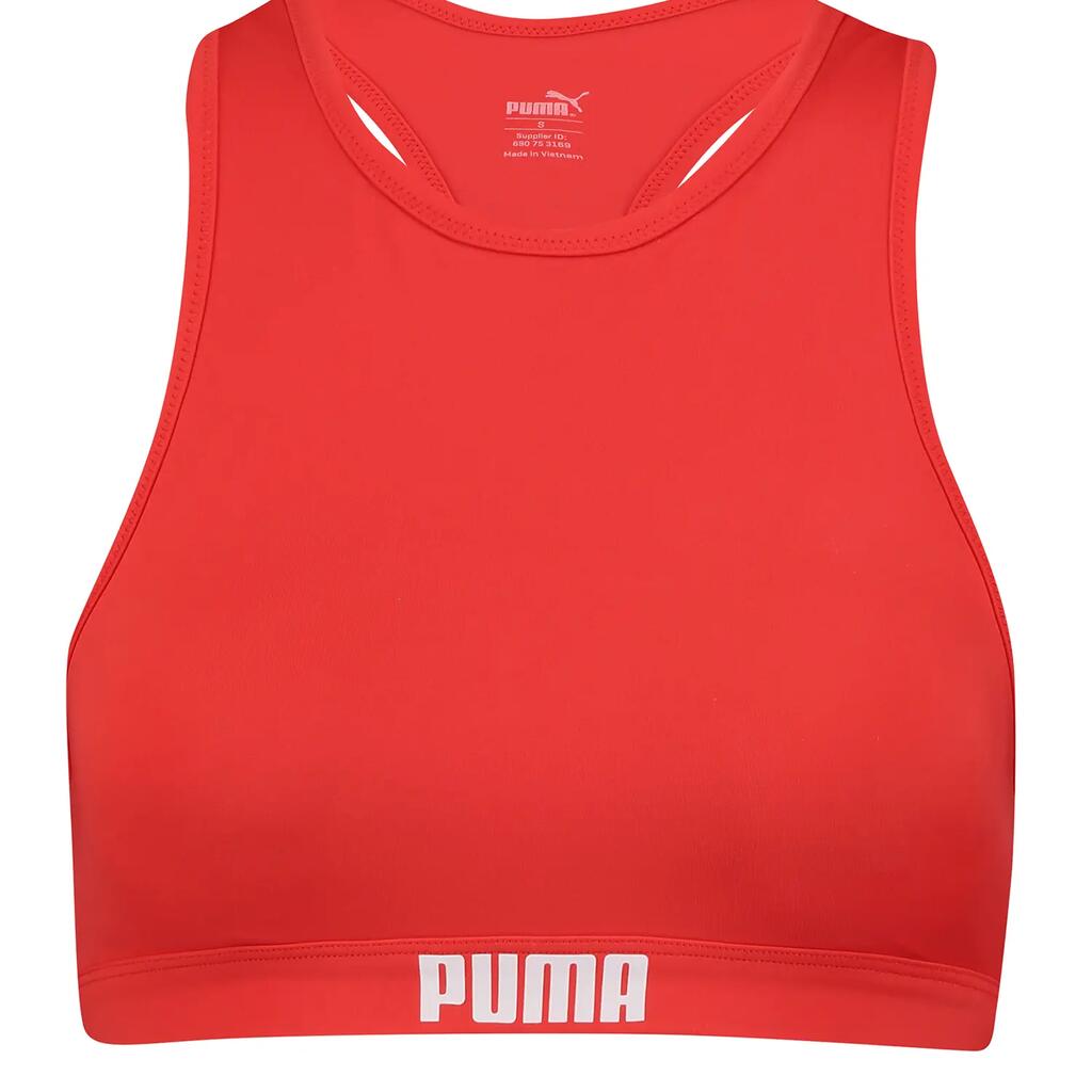Bra Puma Swim Women Racerback Swim Top 1p, Red, Women