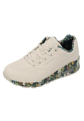 Sportschoenen vrouw skechers uno majestic garden zwart