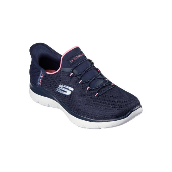 Buty SKECHERS SLIP-INS SUMMITS - DIAMOND DREAM Niebieski