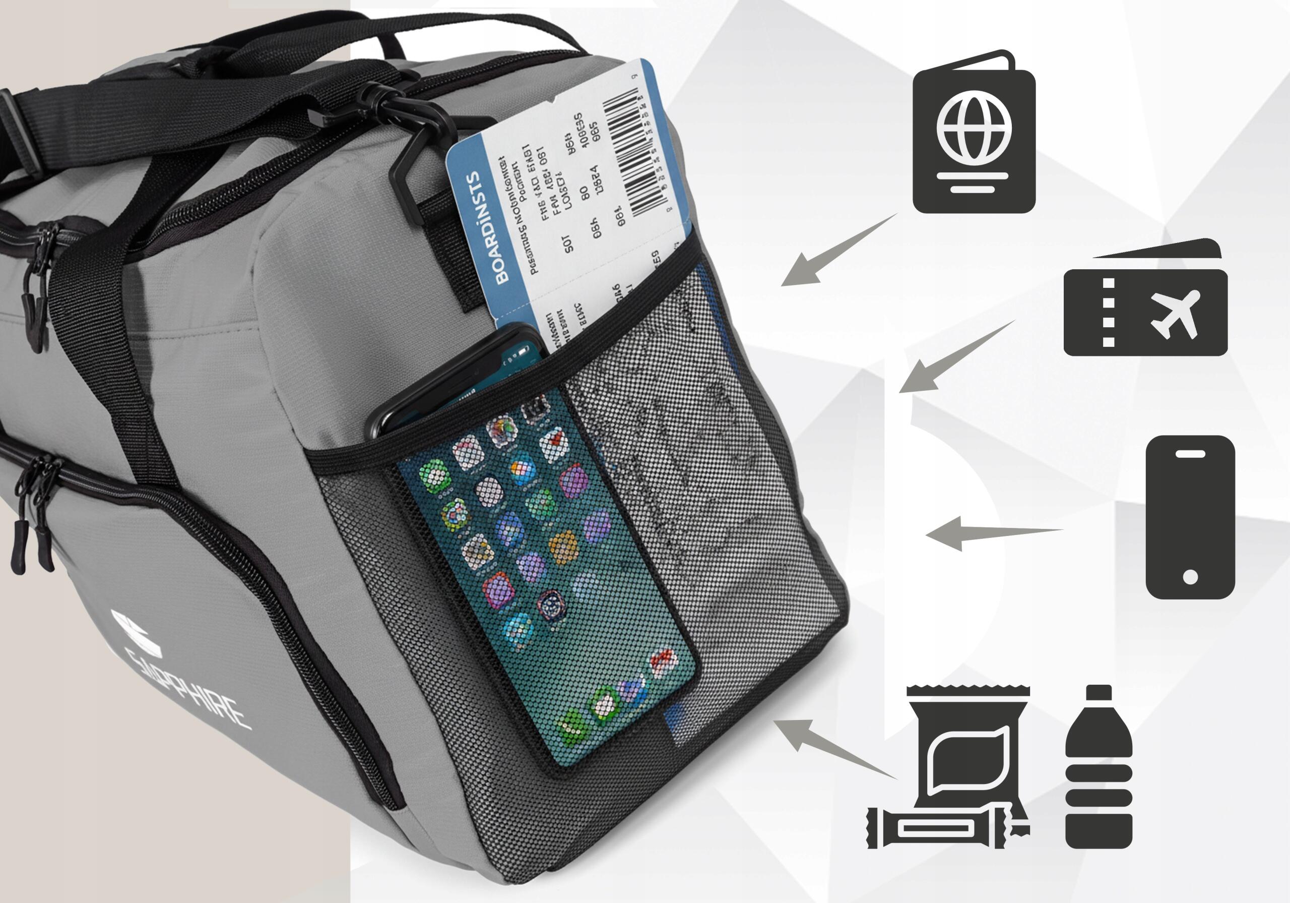 Torba sportowa podróżna Sapphire ST-170 24l 5/7