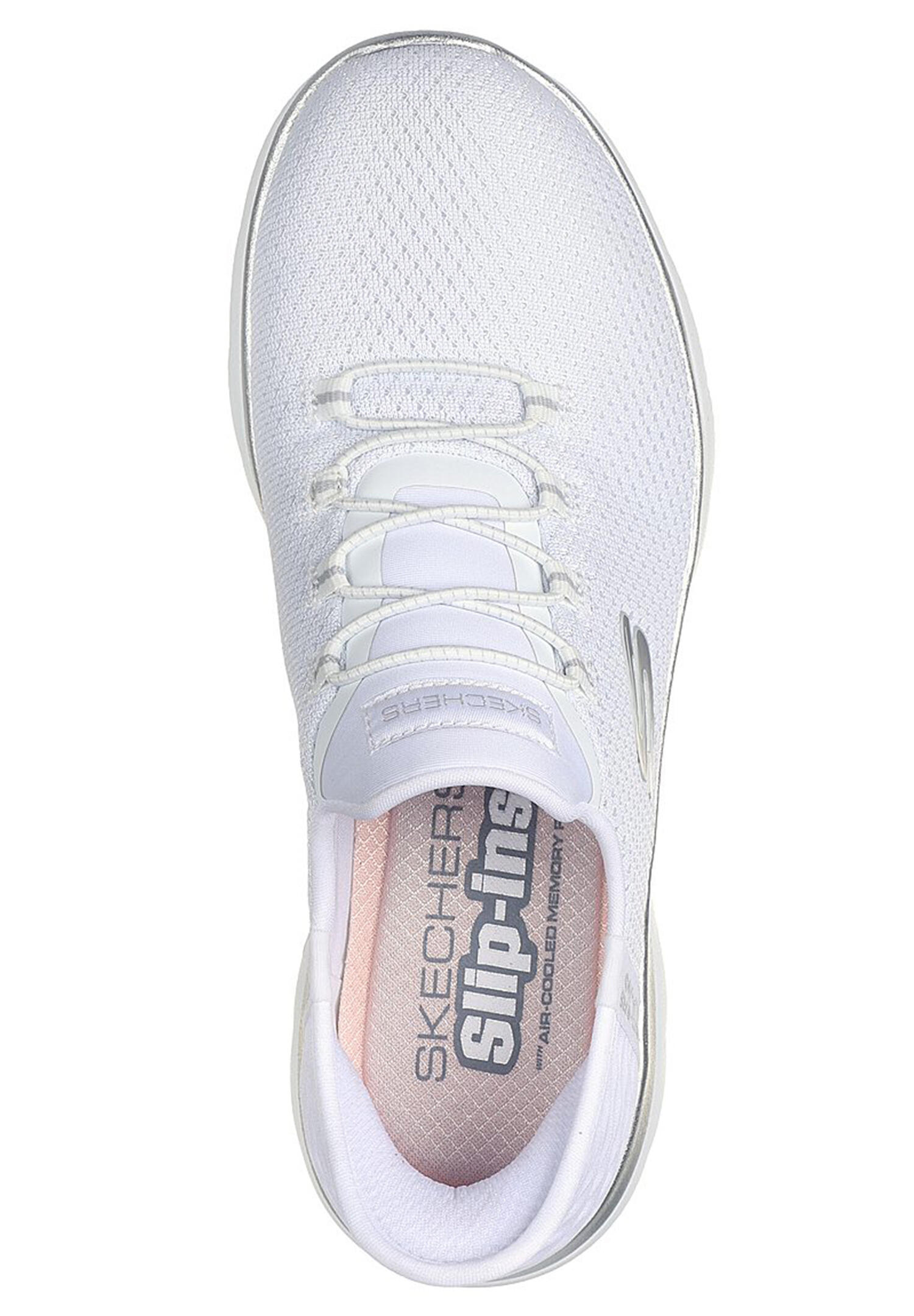 Baskets Femme Baskets Skechers SUMMITS-DIAMOND DREAM Blanc Blanc Skechers 3/7