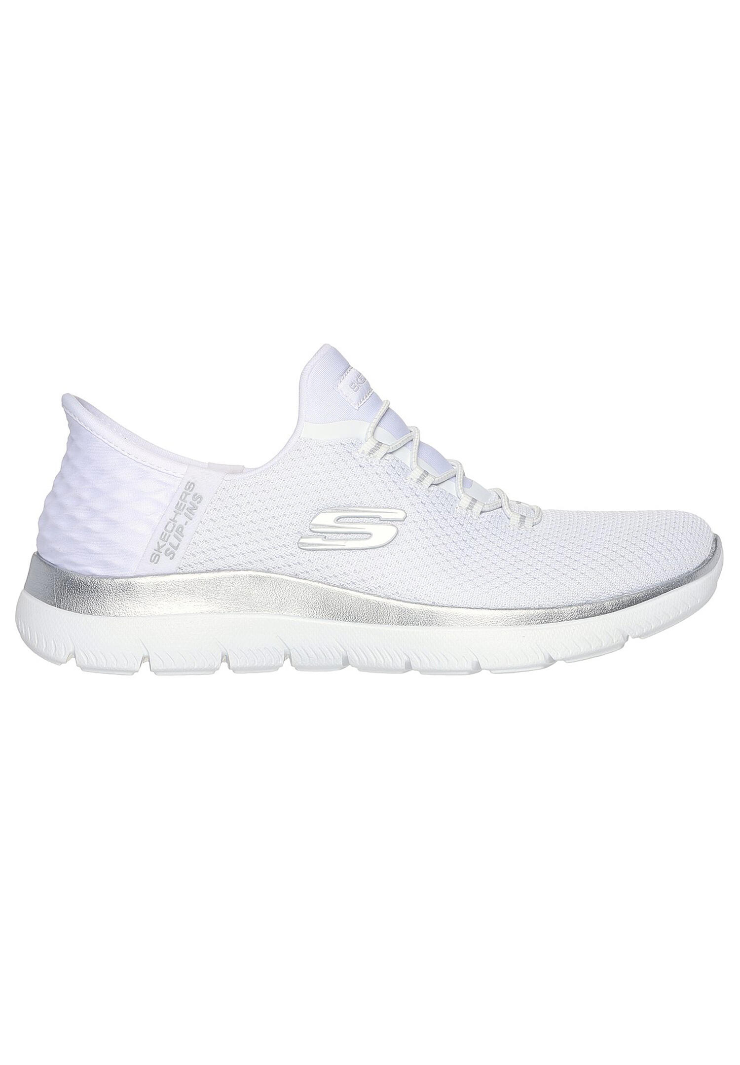 Baskets Femme Baskets Skechers SUMMITS-DIAMOND DREAM Blanc Blanc Skechers 2/7