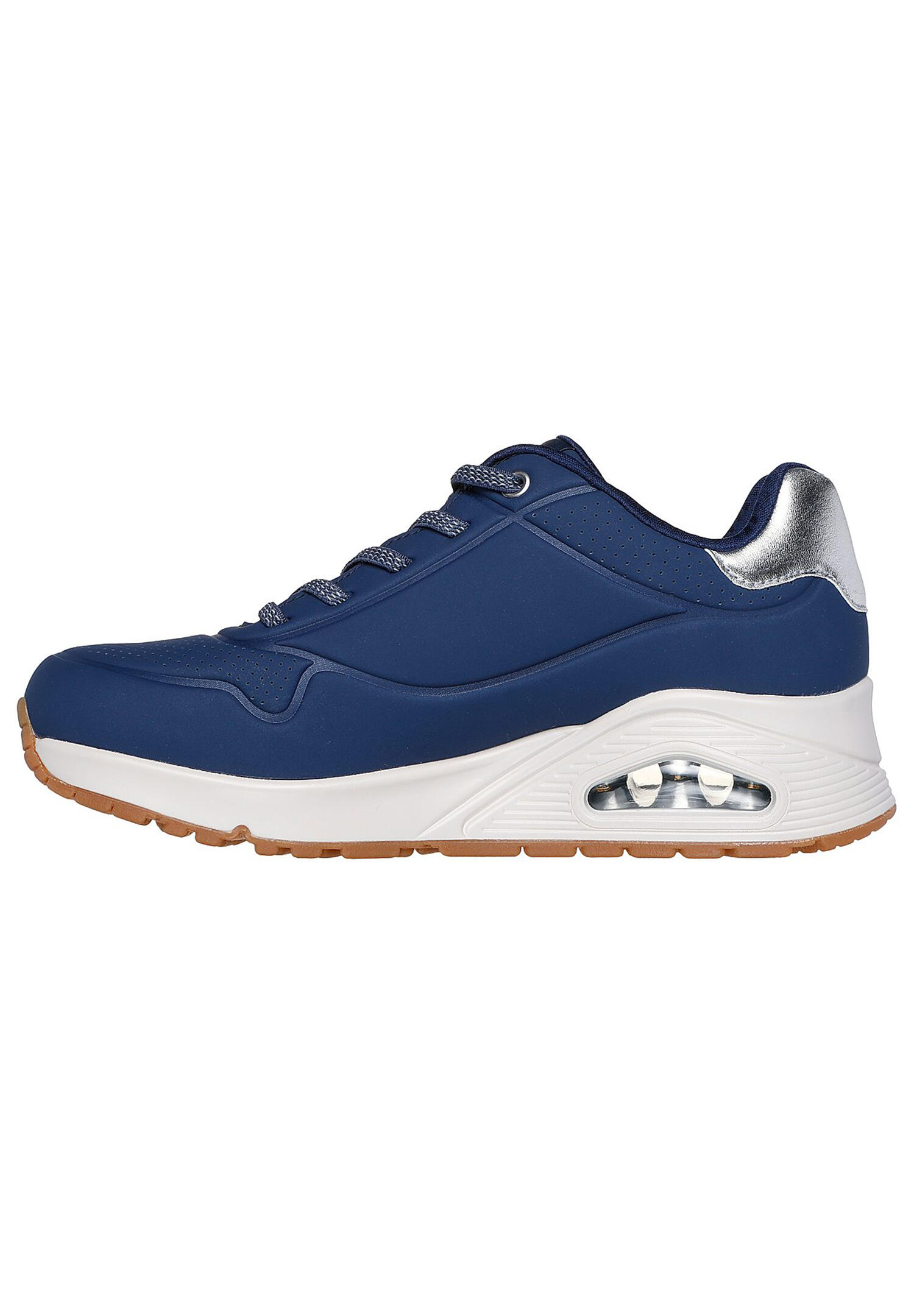 Ténis Skechers Modelo Shimmer Away Cor Azul 2/7