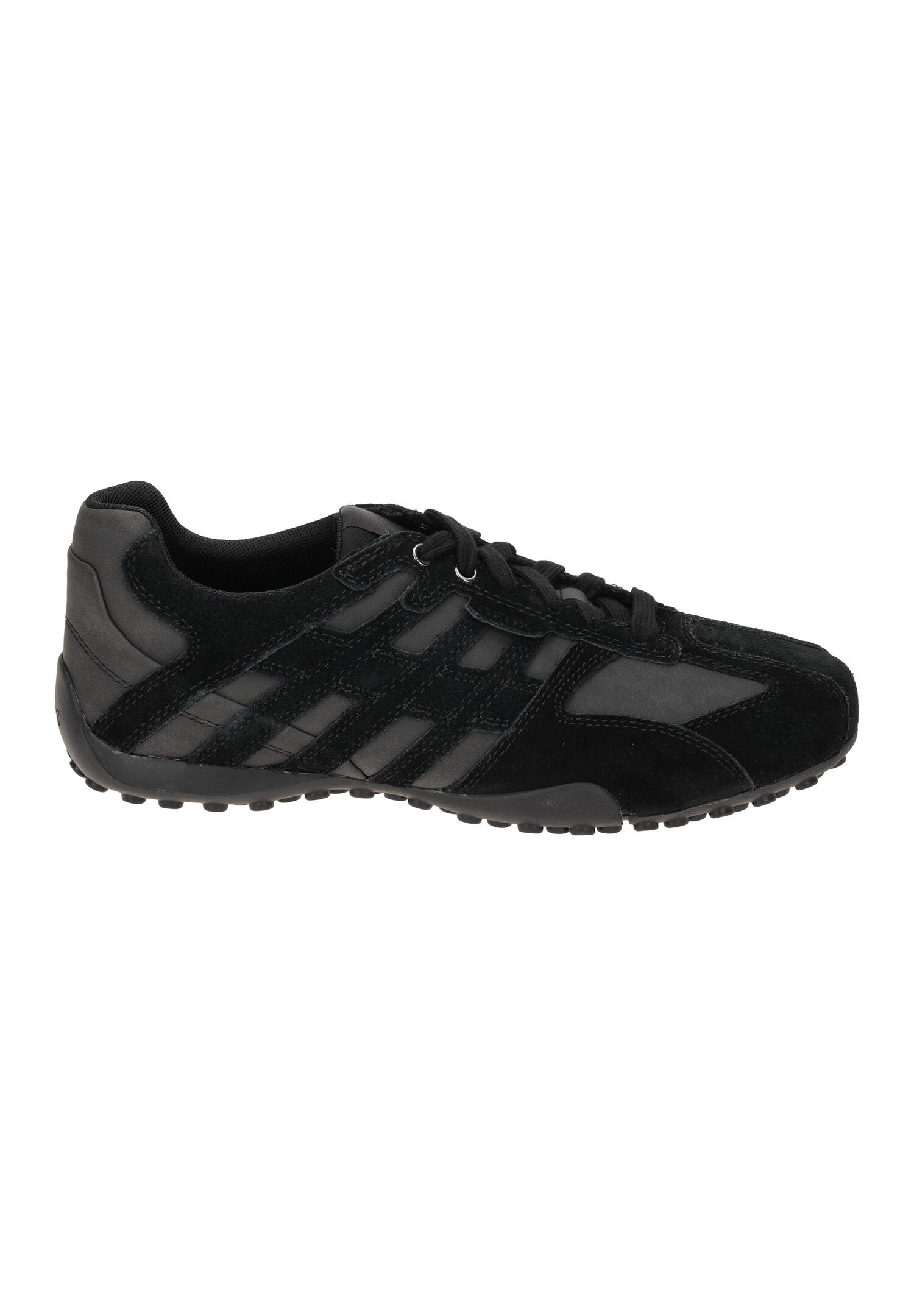 Geox UOMO SNAKE A -  Herren Leder Sneaker U4507 A 022EK schwarz 3/7