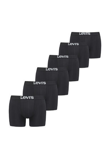 Boxer Hommes Pack de 6 Stretch-SOLID BASIC BOXER BRIEF ORG CO 6P ECOM