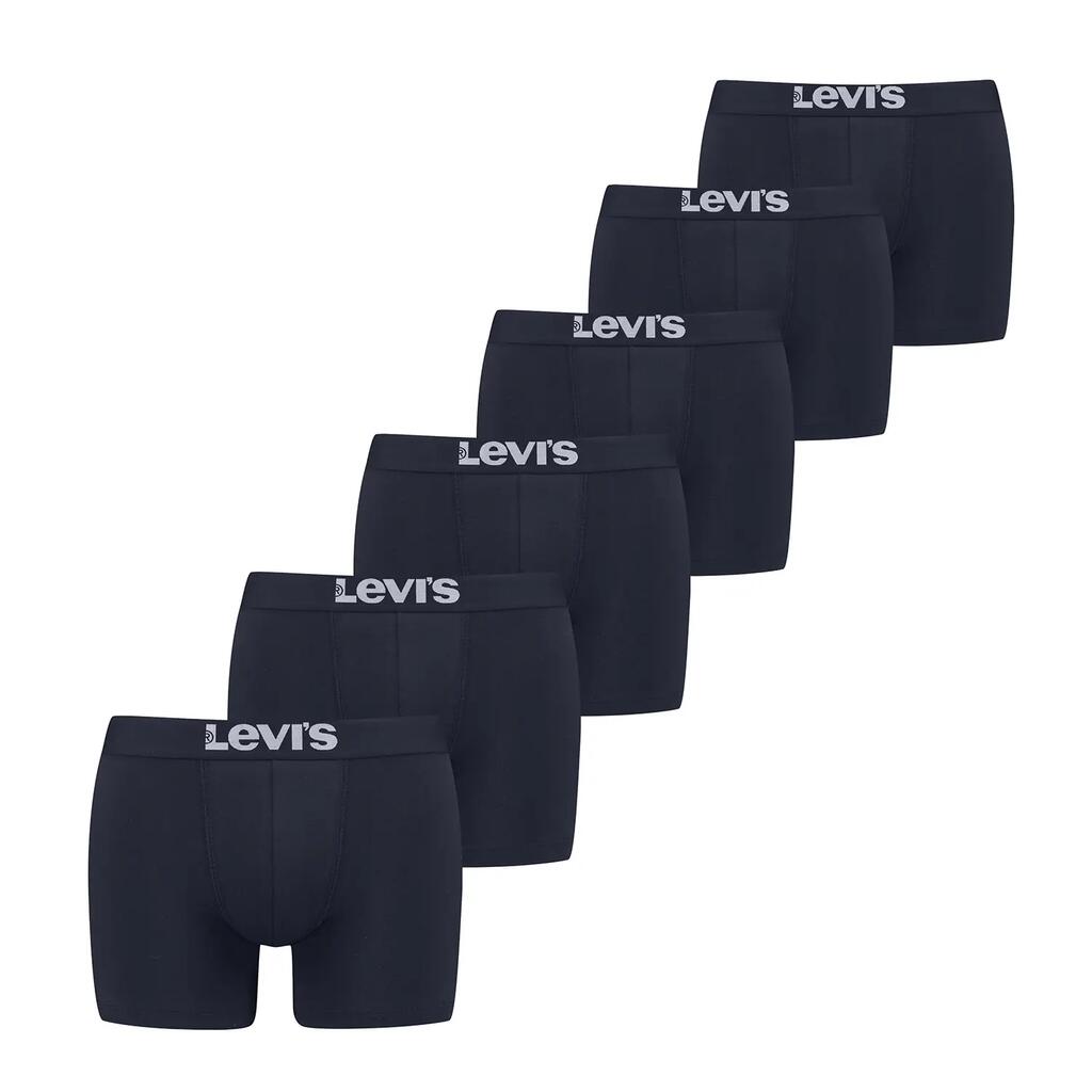Boxer shorts Men Pack of 6 Stretch-SOLID BASIC BOXER BRIEF ORG CO 6P ECOM