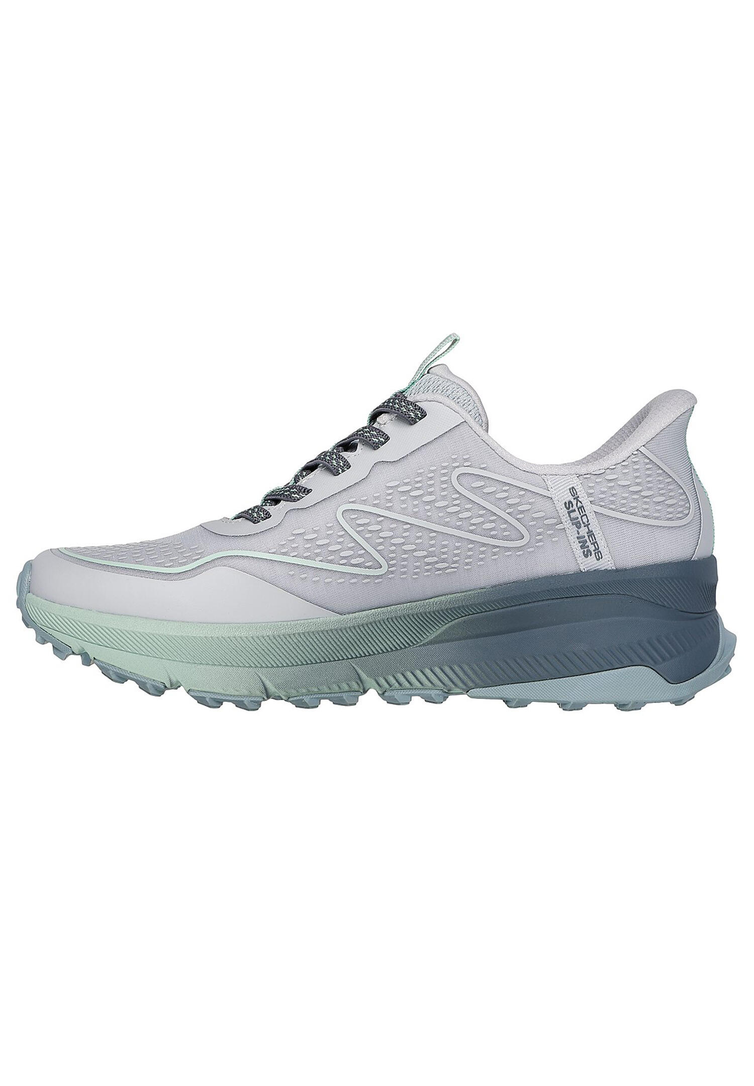 Baskets Skechers Modèle Slip-ins Switch Back Couleur Gris 2/5