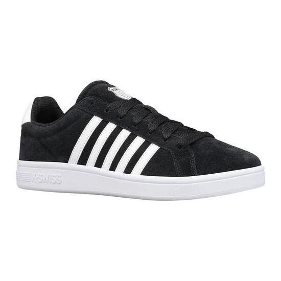 Buty sportowe K-Swiss Court Tiebreak SDE sneakersy zamszowe tenisówki czarne