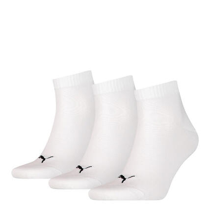 Quarter Socken 3 Paar weich komfortabel Herren Damen Unisex - Soft Cotton